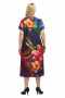 Платье "Олси" 1605033 ОЛСИ (Цветы крупные)