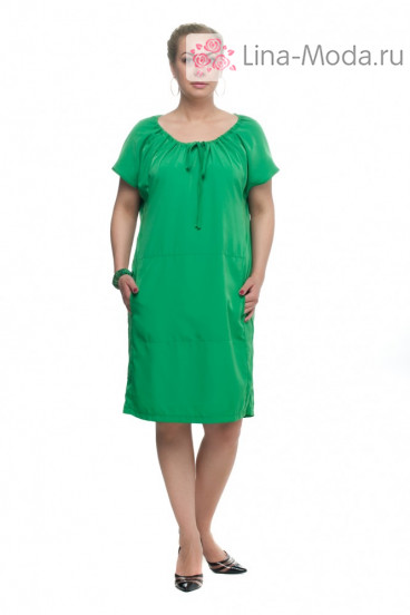 Платье "Олси" 1605043/1 ОЛСИ (Зеленый)
