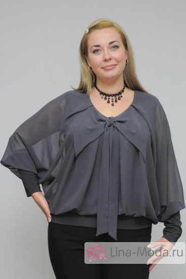 Дизайн блузок для полных женщин